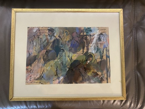 Tableau sur papier - , journal