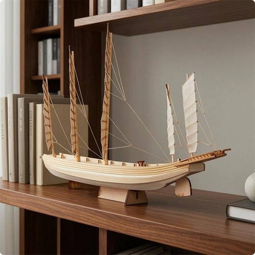 Maquette jonque chinoise - maquette,