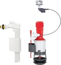 Chasse d'eau wc complète mécanisme wc double chasse MW2 & robinet flotteur à al