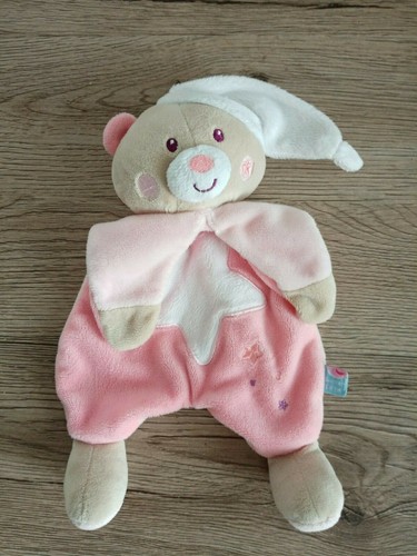 Doudou plat ours - , beige