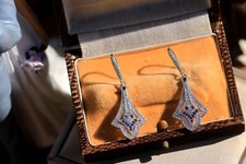 Boucles d'Oreilles Art Deco