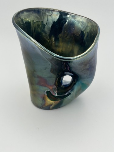 Ancien vase grès flammé - grès,