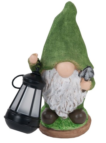Solar nain jardin figurine - nain, de