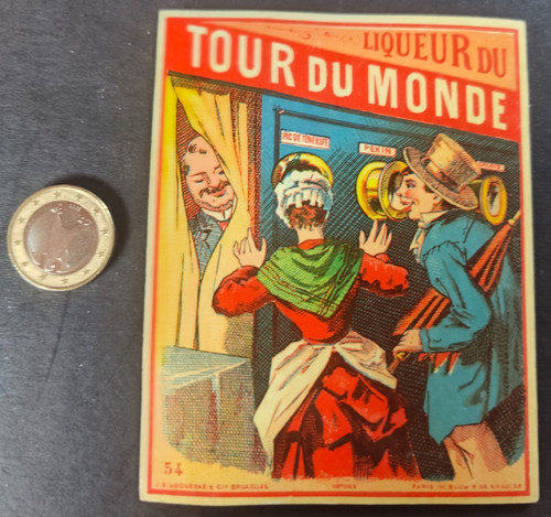 Ancienne rare étiquette - et,
