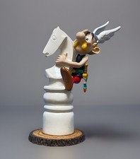 Figurine Resine Asterix Jeu Echec Pion Cheval/ Editions Albert René Plastoy 2005