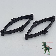 X2 Playmobil pièce noire pour voitures et chariots-amortisseur sous siège-quai