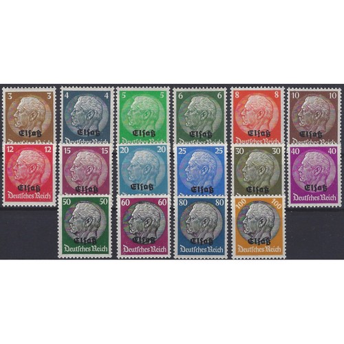 Alsace lorraine timbres - alsace-lorraine,