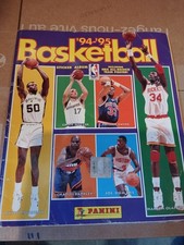 BASKET ALBUM PANINI NBA BASKETBALL 94 95 COMPLET  POSTER PRESENT
