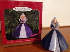 1999 Hallmark Keepsake Ornament BARBIE as THE MILLENNIUM PRINCESS Crown NIB