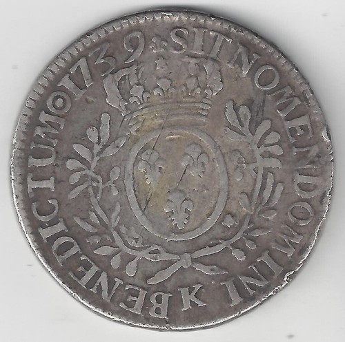 Louis ecu aux - (1715-1774),