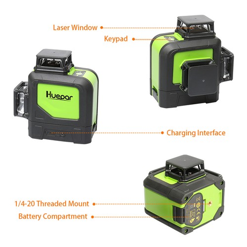 Niveau laser rotatif - , huepar