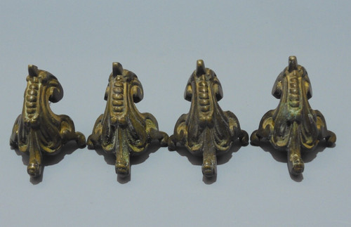 Pieds bronze anciens - anciens, pour