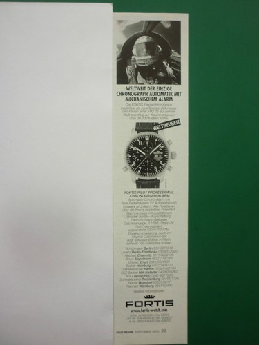 2000 pub montre fortis - pub,