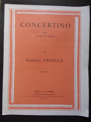 Album partition concertino - §,