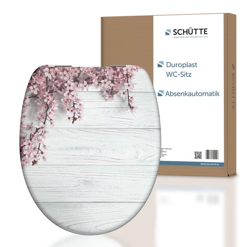 Abattant flowers wood - wc,