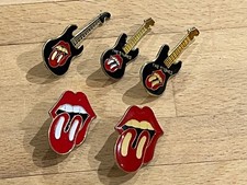 a 5 PINS PIN MUSIQUE MUSIC ROLLING STONES   VINTAGE