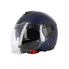Casque jet trendy jt-406 dv bleu metalise mat t5 9-60 l - ce 22-06