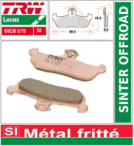Plaquettes frein avant trw - plaquettes,