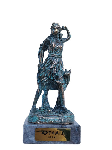 Statue bronze artémis - statue, en