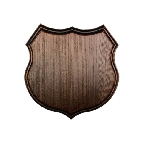 Ecusson bois pour trophée - de,