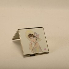 miroir de poche publicitaire Yves Rocher