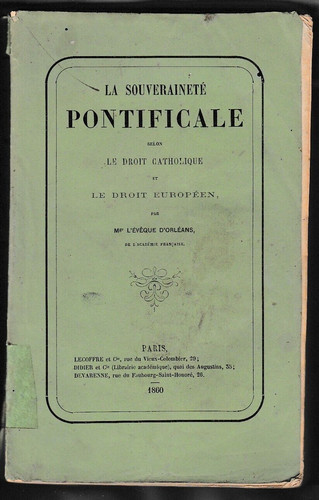 Souverainete pontifical - la,