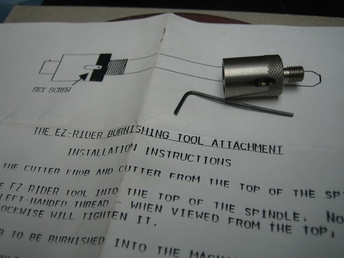 Rider burnishing adapter - ez-rider,