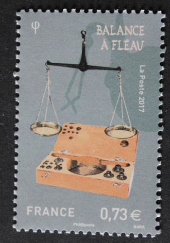 Timbre france balance à - france,