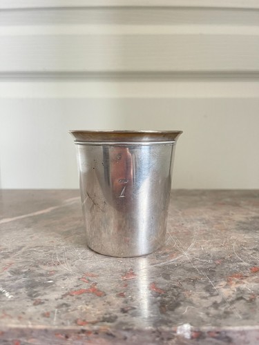 Ancien timbale gobelet métal - ancien,