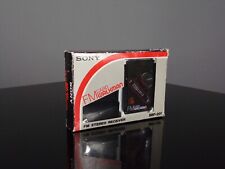 Radio FM card SONY WALKMAN SRF-201 + box usa 80's