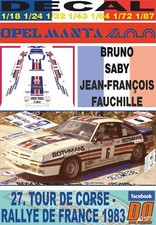 DECAL OPEL MANTA 400 G.FREQUELIN TOUR DE CORSE 1983 DnF (02)