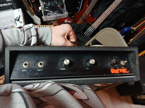 Univox guitar amplifier head - amplifier,