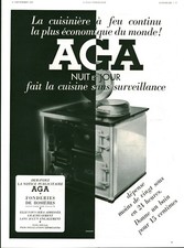 Publicité ancienne cuisinière Aga 1936 issue de magazine