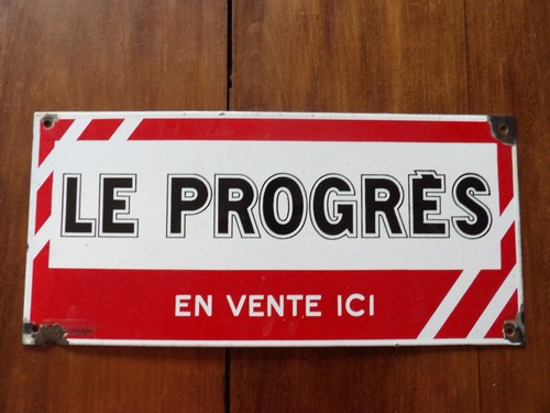 Plaque publicitaire émaillée - publicitaire,