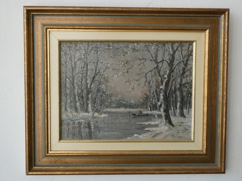 Tableau signé brunel - signé, j.e.