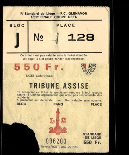 Ticket 1979 standard - ticket, liege
