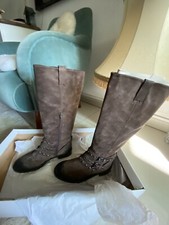 LAVORAZIONE ARTIGIANA  Marron Cuir Nubuck Véritable Taille 38 à Enfiler Bottes