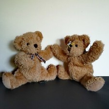 NOEL🧸✨🎄 Duo Peluches Ours Vintage  "Teddy Bear Russ " Buzz Abeille & Scrumpy