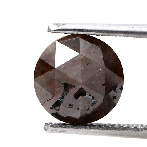 Rond grisâtre marron diamant - rond,