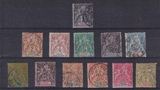 TIMBRES COLONIES FRANCAISES GOLFE DU BENIN  SAGE N ENTRE N 20 ET 32 VOIR DETAIL