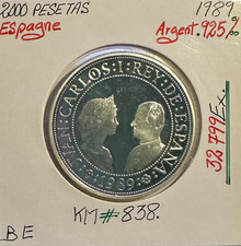 ESPAGNE - 2000 PESETAS 1989 -
