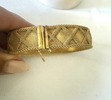 Murat Gourmette Plaqué or Maille jewelry necklace Ancien Old Bracelet Bijoux
