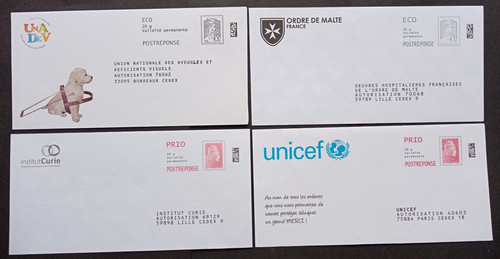 France enveloppes entiers - ,