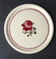 Plat à gâteaux, faïence de Badonviller Lunéville, modèle GERMAINE, très bon état