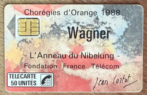 Wagner 1988 120u telecarte - 1988,