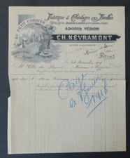 Facture 1919 REIMS  NEVRAMONT