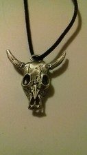 Buffle Pendentif buffle crâne