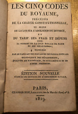 +1819+ LES CINQ CODES DU