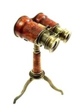 Jumelles en laiton de style