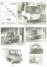 Catalogue brochure voiture électrique Teilhol Citadine et utilitaires c. 1975 v1